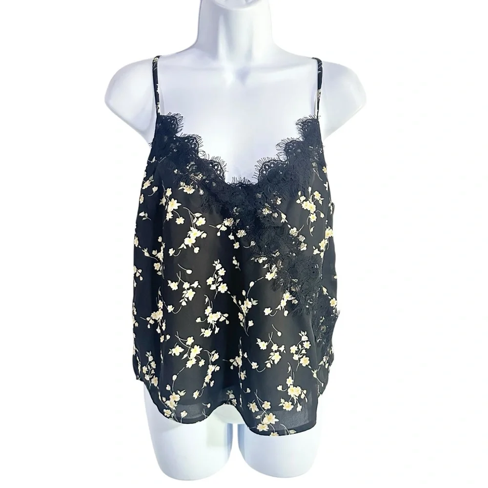Heartloom Evelynn Lace Trim Floral Camisole Tank Top Size Small - NWT - Picture 3 of 7